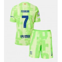 Barcelona Ferran Torres #7 Fußballbekleidung 3rd trikot Kinder 2024-25 Kurzarm (+ kurze hosen)